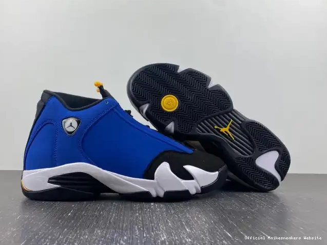 Official Maikesneakers 14 Retro 487471-407 Jordan Laney 0625